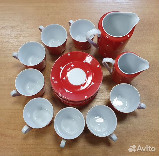 Кофейный набор kahla гдр фарфор 1970-e годы
