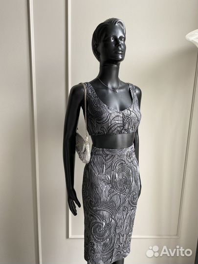 Юбка + кроп-топ 38 размер