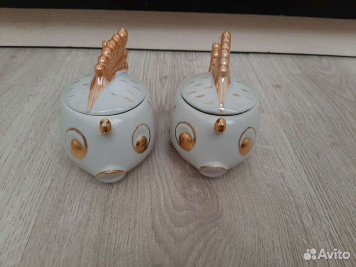 Фарфоровые шкатулки Рыбки