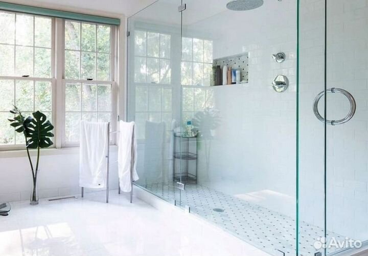 Душевая перегородка из стекла для душа