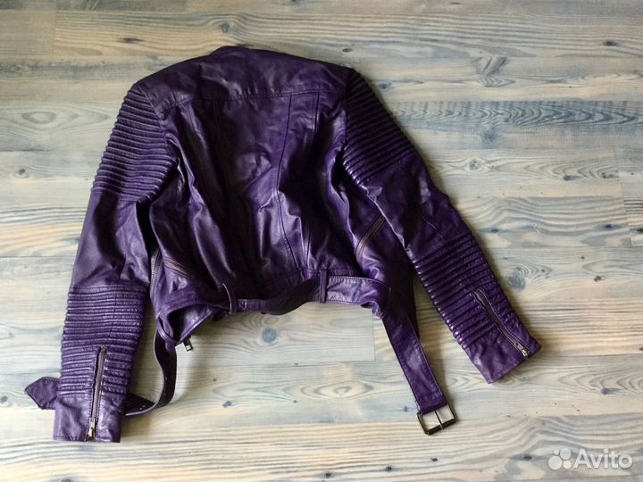 Кожаная куртка ASOS