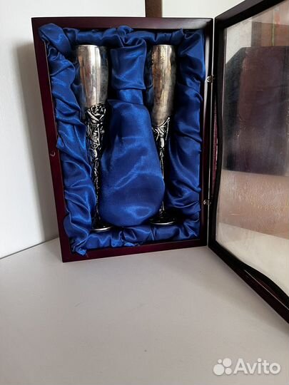 Фужеры мельхиор