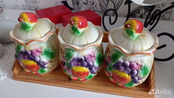 Набор для специй, чая, сахара