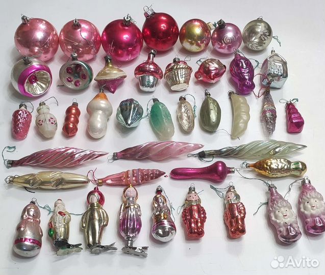 Старые елочные игрушки