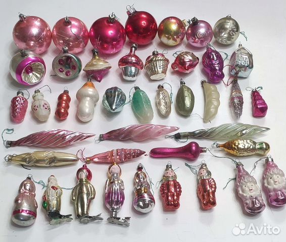 Старые елочные игрушки