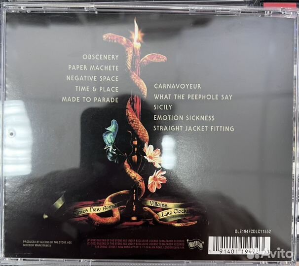 Музыкальные cd диски Queen of the stone age 2023