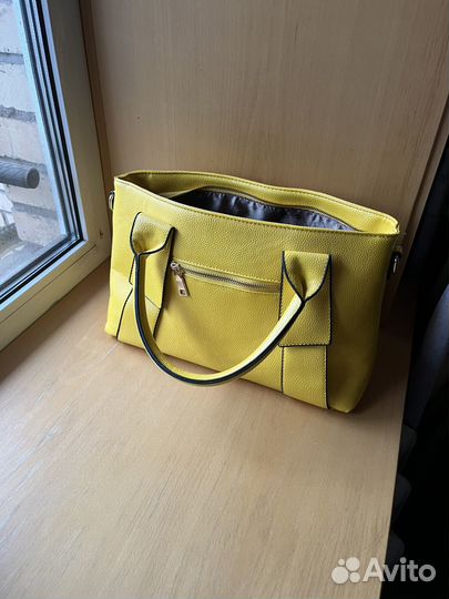 Сумка женская желтая