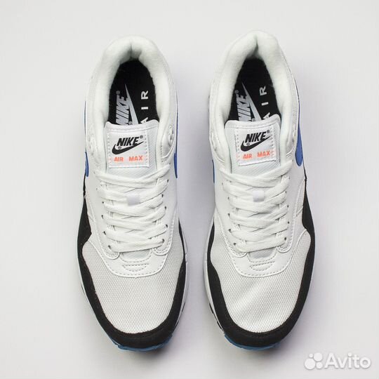 Кроссовки Nike Air Max 1 White / Black / Blue