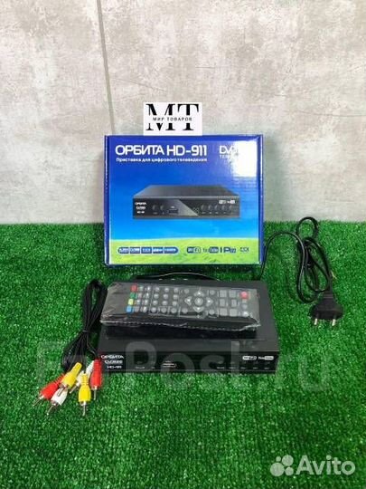 Цифровая тв приставка DVB-T2, HD Орбита 911