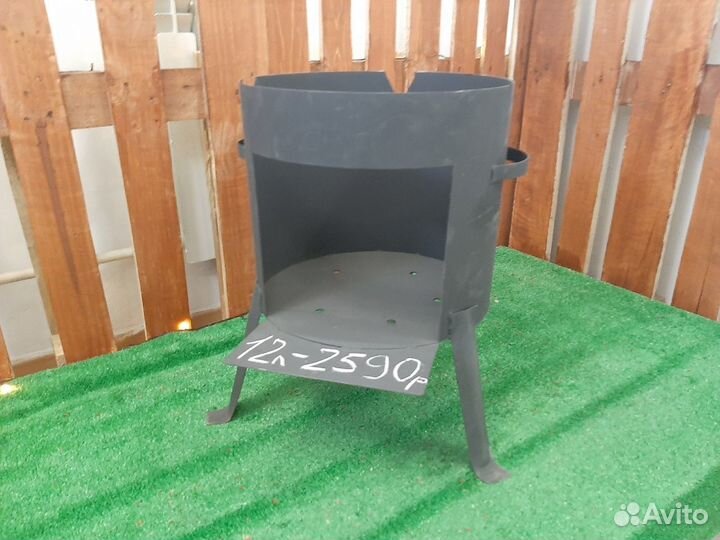 Печь стальная для казана