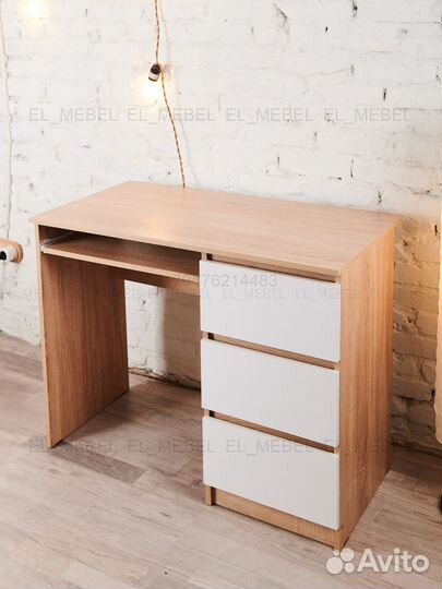 Стол письменный компьютерный для учебы стиль IKEA