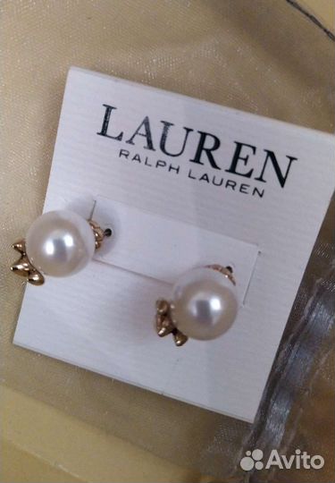Серьги Ralph Lauren оригинал