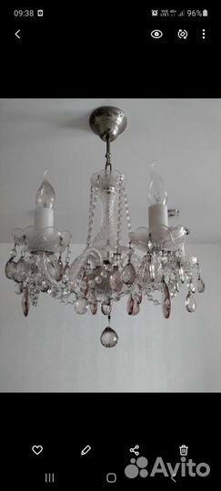 Люстра хрустальная