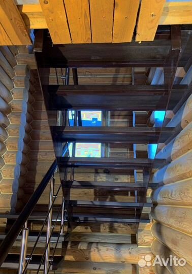 Забежная лестница с установкой