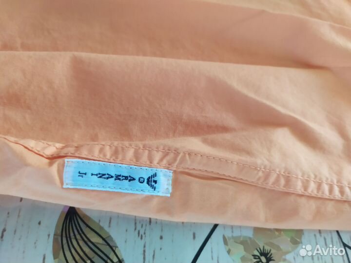 Рубашка для мальчика. Armani Junior. Оранжевая