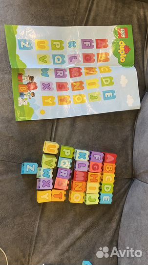 Lego duplo лего дупло 10915 алфавит