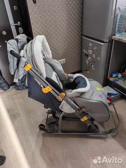 Детские санки коляска ника