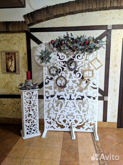 Ширма декоративная с колоннами