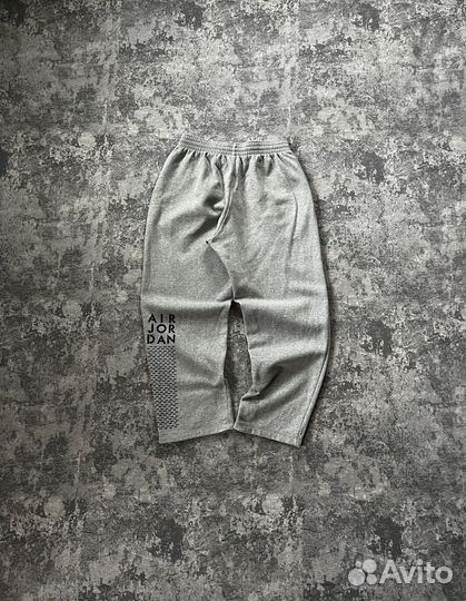 Nike Air Jordan wide leg trousers l-xl mini logo