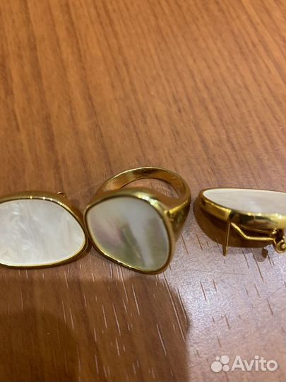 Кольцо и серьги