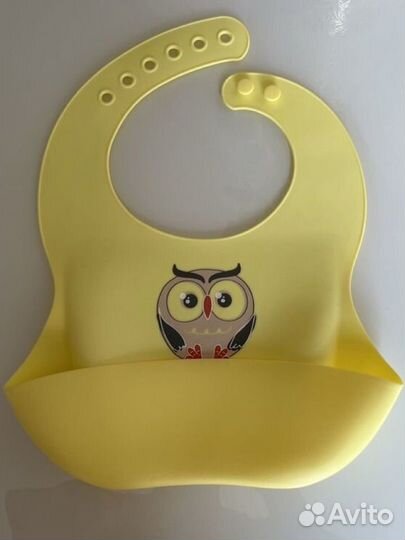 Нагрудники для кормления силиконовые 2 шт