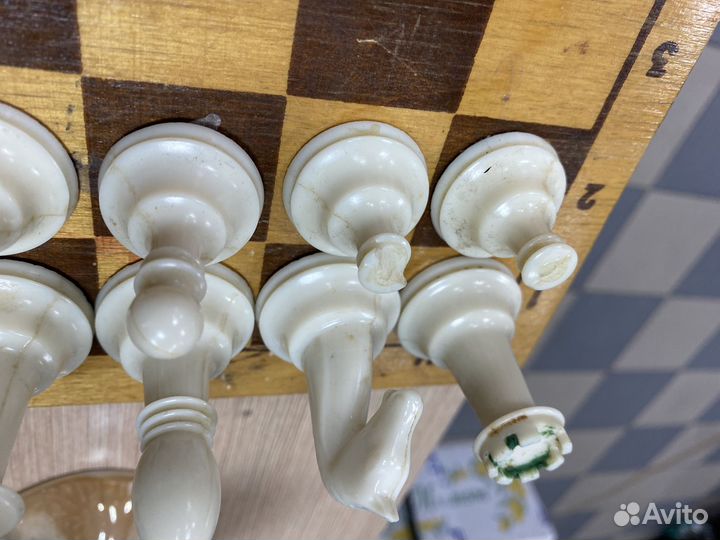Шахматы СССР пластик
