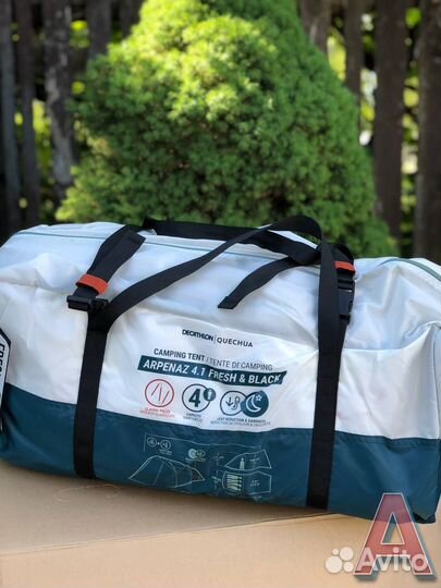 Палатка Quechua Arpenaz 4.1 Fresh&Black