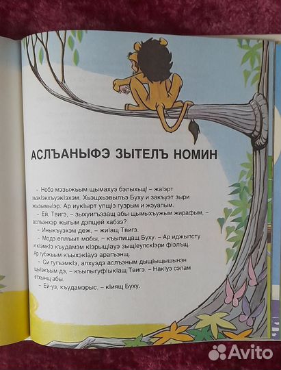 Детский рассказ на кабардинском или черкесском яз