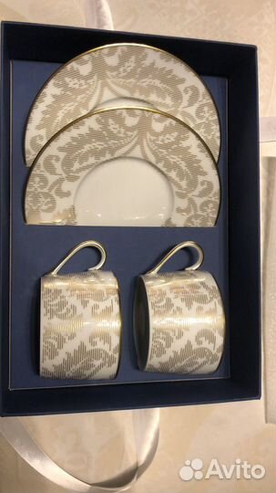 Haviland, чайные чашки с блюдцами костяной фарфор