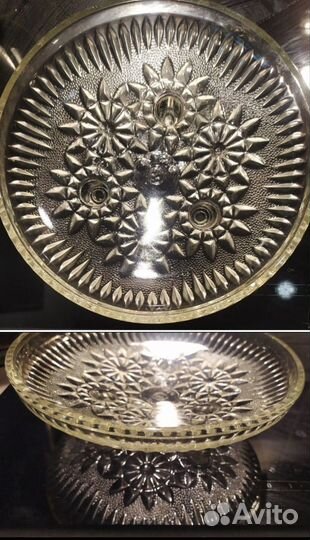 Посуда СССР, хрусталь и стекло, см.описание и фото