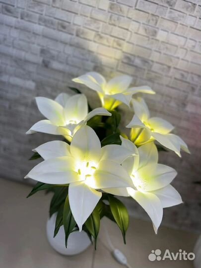 Подарок Лилия - ночник, светильник