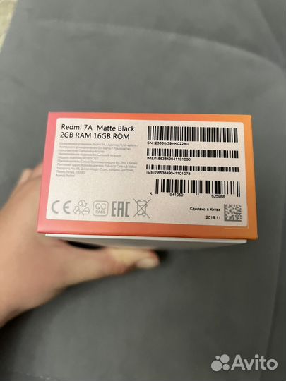 Xiaomi Redmi 7A, 2/16 ГБ