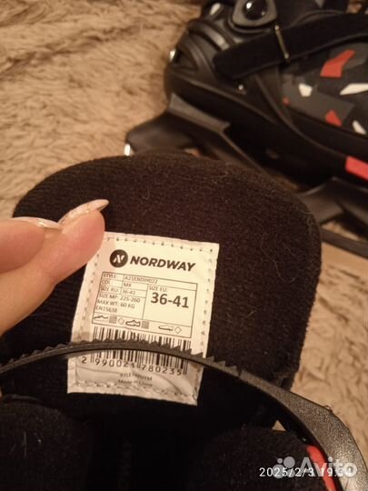 Коньки детские раздвижные nordway 36 - 41
