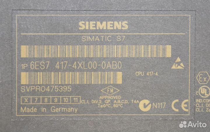 Siemens S7-400 6ES7417-4XL04-0AB0