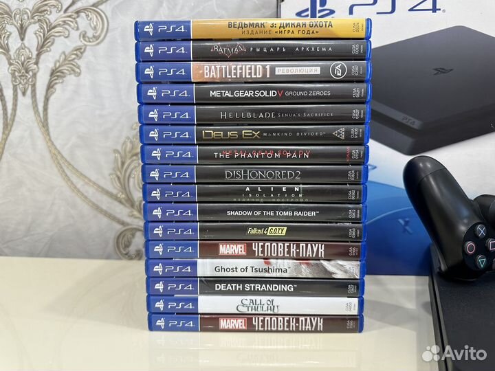 Sony PS4 Slim 500gb / Много игр
