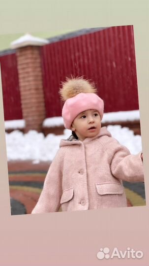 Пальто для девочки zara 92