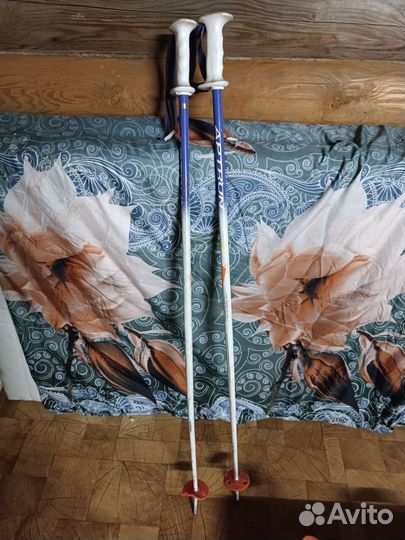 Горные лыжи детские, палки