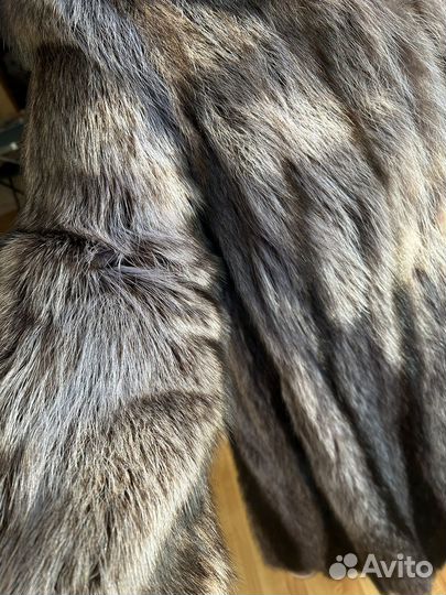 Шуба енотовая
