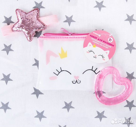 Сумочка,прорезыватель,повязка на голову, подарок