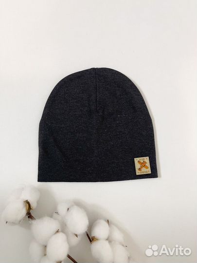 Новая трикотажная шапка для мальчика 3-5 лет