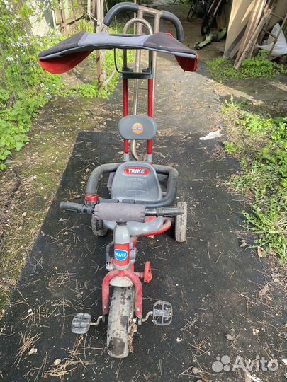 Детский велосипед с ручкой бу