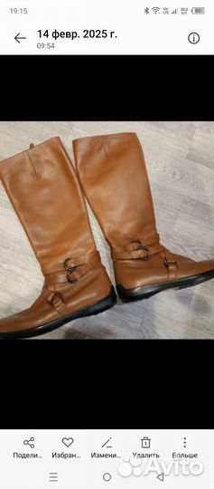 Ботильоны, сапоги весна. Италия 38-39