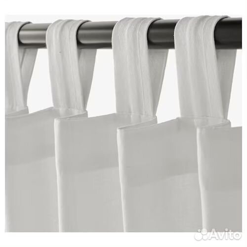 Шторы (гардины) IKEA Ленда цвет белый