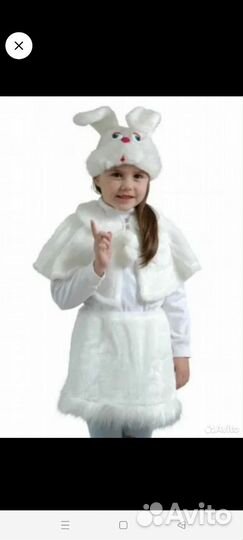 Новогодний костюм зайчик