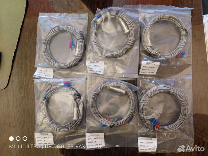 Термопара тип K М12 3, 5,10 метров 0 +600 градусов