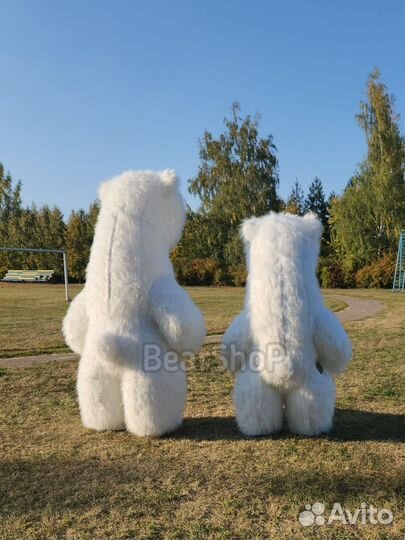Белый медведь ростовой костюм /аэрокостюм