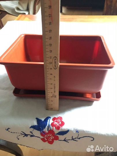 Горшок для цветов пластик