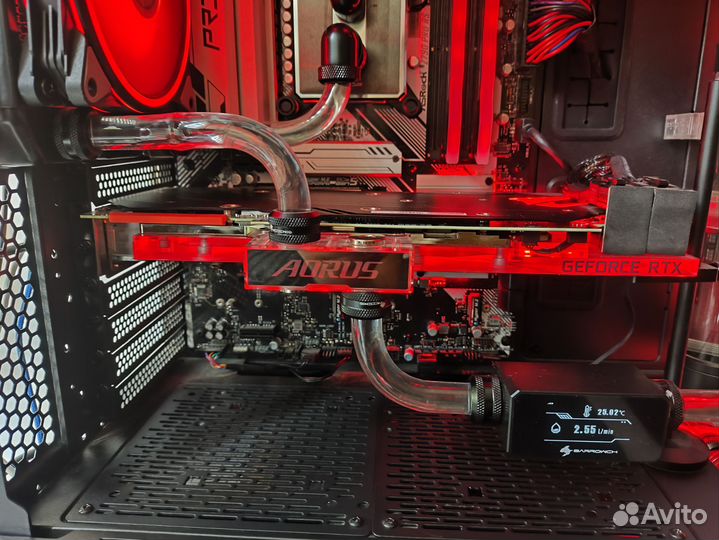 Видеокарта rtx 2080 super с водоблоком