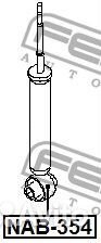 NAB354 Сайлентблок заднего амортизатора