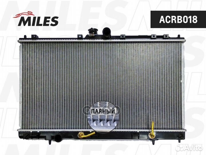 Радиатор mitsubishi lancer 1.3-2.0 03- паяный a